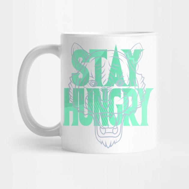 Stay Hungry Mint Foam by funandgames